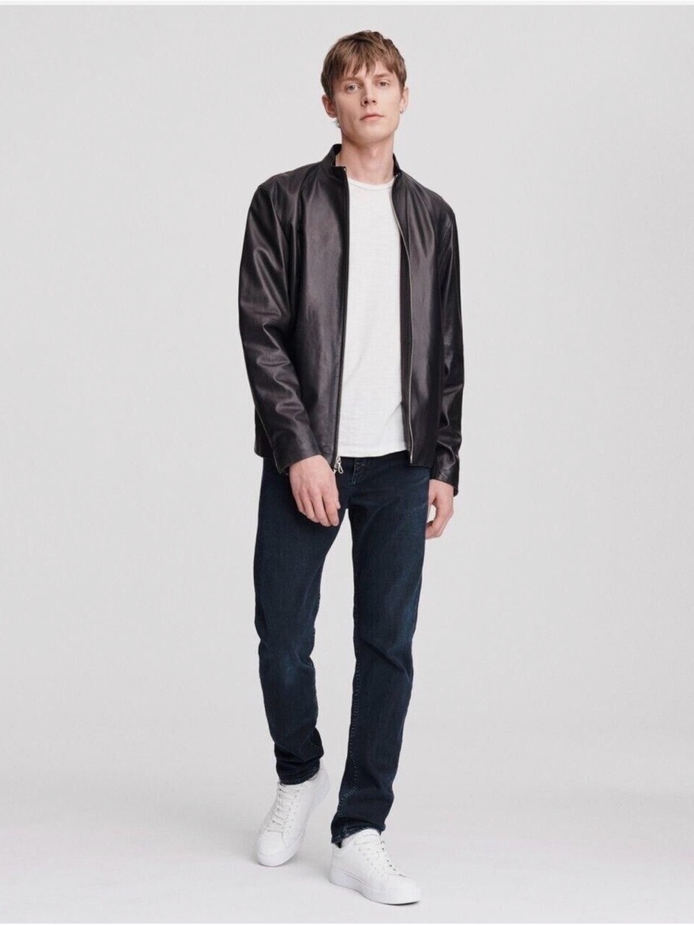 rag & bone NWT Medium Black Leather Archie Jacket